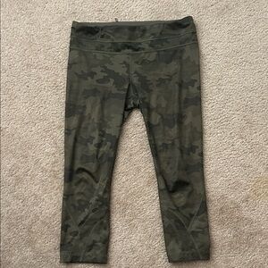 lululemon athletica Green Camo Leggings
